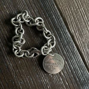 Authentic Return To Tiffany Oval Tag Bracelet
